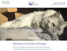 Tablet Screenshot of catcareofvinings.com